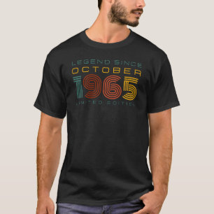 Camiseta Lenda Desde Outubro De 1965, Edição Limitada Mascu