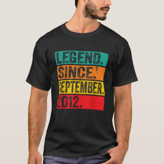 Camiseta Lenda Desde Setembro 2012 10 Presentes de Aniversá