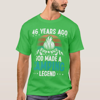 Camiseta Lenda do Acampamento de Anos Escoteiro Aniversário