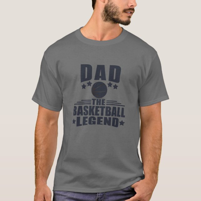 Camiseta Lenda do Basquete Pai (Frente)