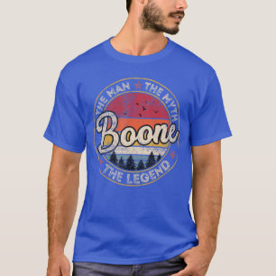 Camiseta Lenda do Homem de Boonehe Personalizado Nome fami