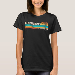 Camiseta Lenda Do Jogador De Beisebol Desde O Nascimento De