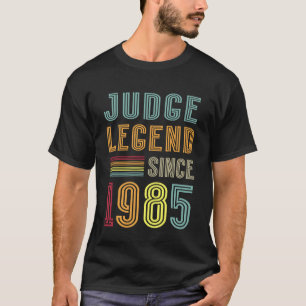 Camiseta Lenda do Juiz 1985 Profissão Jurídica 40º Aniversá