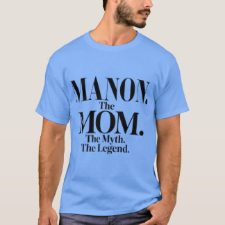 Camiseta Lenda do Manonhe Momhe Mito Manon Nome Divertido d