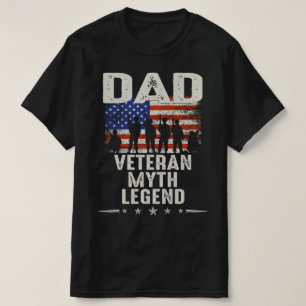 Camiseta lenda do mito veterano do pai