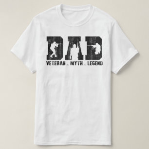 Camiseta lenda do mito veterano do pai