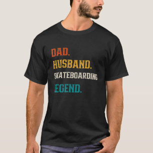 Camiseta Lenda Do Skate Marido Pai Masculino Skate