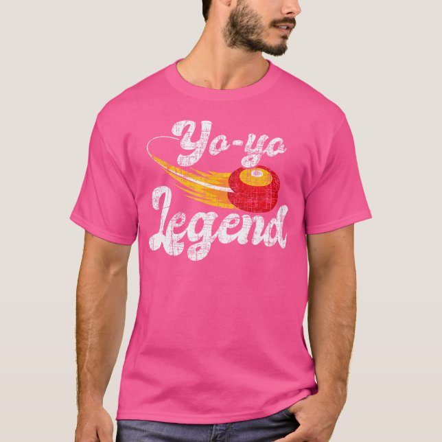 Camiseta Lenda do Yo-Yo - Competições Passadas de Truques d (Frente)