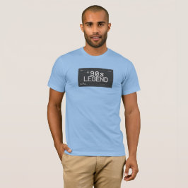 Camiseta Lenda dos Anos 90 Design Retro Glitch – Nostalgia 