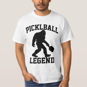 Camiseta Lenda engraçada de Bigfoot no Pickleball