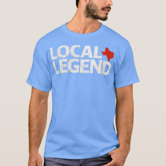 Camiseta Lenda local do chá Engraçado Chás sarcástico