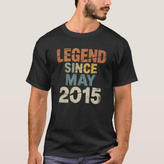 Camiseta Lenda Menino Menina Fazendo 11 Anos em Maio de 201