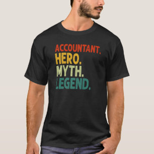 Camiseta Lenda Mítica do Herói Contador Retro Vintage Conta