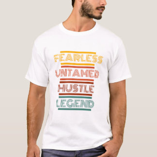 Camiseta Lenda Motivacional Gráfica de Empredo Sem Medo