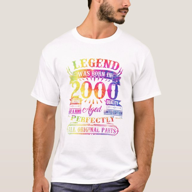 Camiseta Lenda Nasceu Em 2000 (Frente)