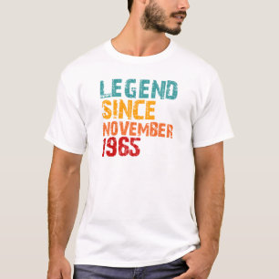 Camiseta Lenda Presentes de Aniversário de 60 anos para Hom