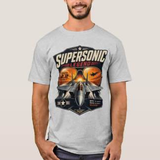 Camiseta Lenda Supersônica Caça a Jato Mach 2.2
