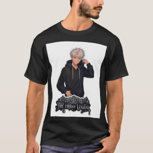 Camiseta Lenda Urbana Anime Menino Streetwear - Gráfico Leg