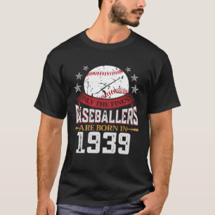 Camiseta Lenda Vintage Baseball Desde 1939 84 Anos Baseba