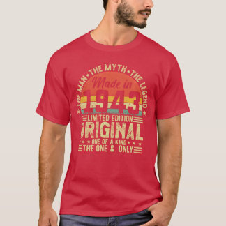 Camiseta lenda vintage garota 1943