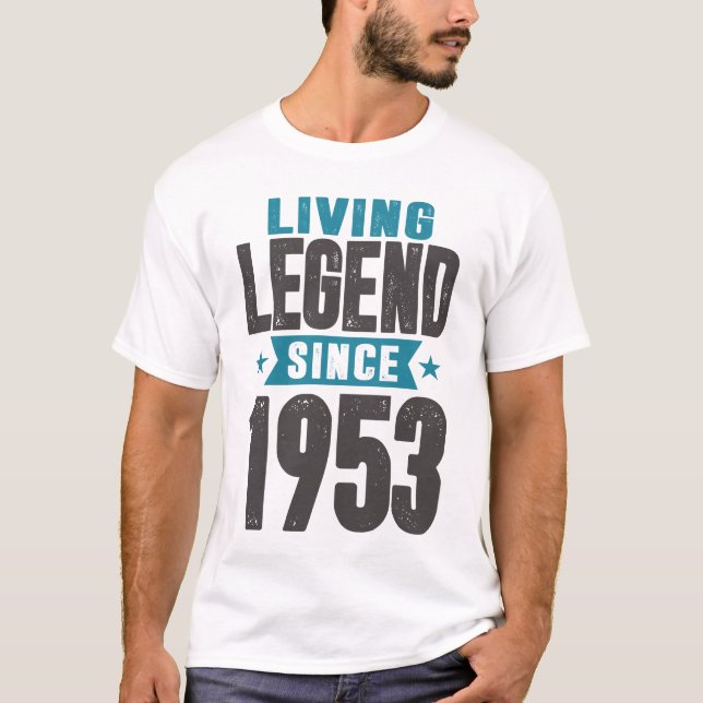 Camiseta Lenda viva desde 1953 (Frente)