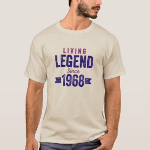 Camiseta Lenda viva desde 1968.