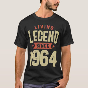Camiseta Lenda viva desde o aniversário de 1964
