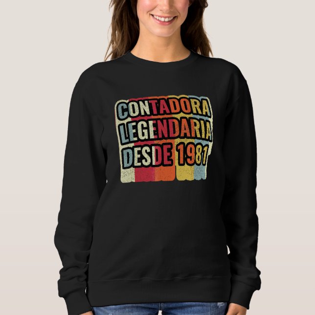 Camiseta Lendária Contadora Desde 1981   Contadora (Frente)