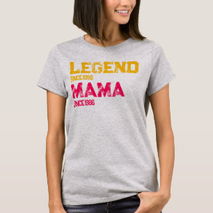 Camiseta Lendária Mamãe Vintage Dia das Mães