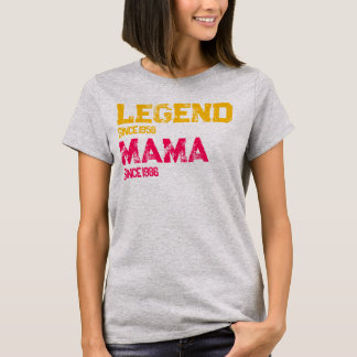 Camiseta Lendária Mamãe Vintage Dia das Mães
