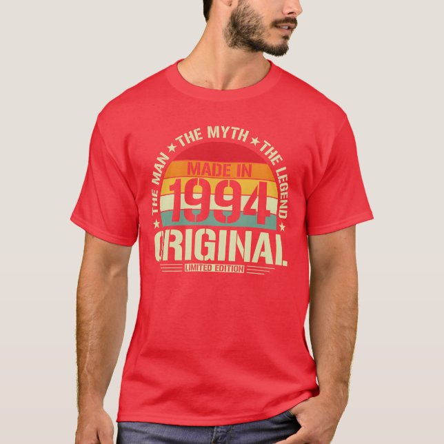 Camiseta Lendário 1994 Birthdayee vintage (Frente)