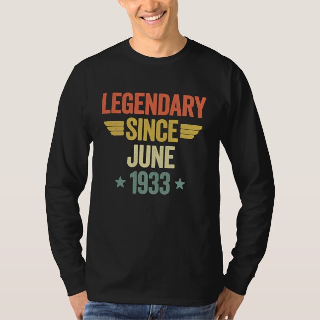 Camiseta Lendário desde junho de 1933 (Frente)