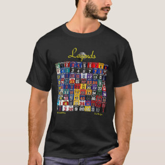 Camiseta Lendas Clássicas de Basquete