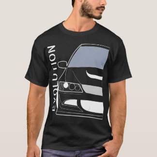 Camiseta Lendas Clássicas do Design Turbo JDM Evo 8 
