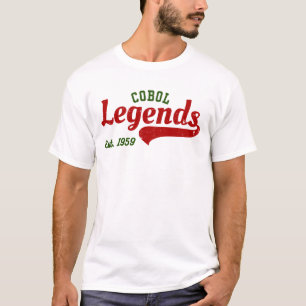 Camiseta Lendas COBOL Est. 1959 – Uma Tecnologia Retrô