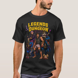 Camiseta Lendas da Masmorra Aventura Épica de Fantasia Co