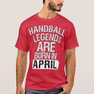 Camiseta Lendas De Andebol São Nasceres Em Abril