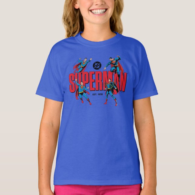 Camiseta Lendas do Superman para Sempre Gráfico (Frente)