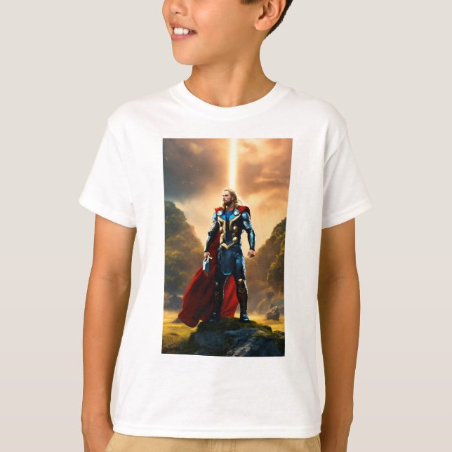 Camiseta "Lendas do Valor: Levantamento dos Super-Heróis" (Frente)
