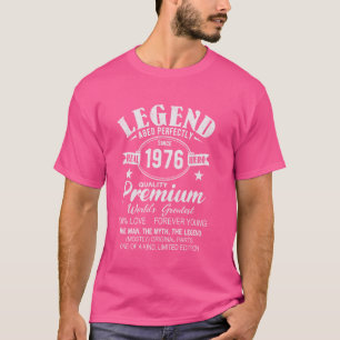 Camiseta Lendas Foram Nasceres Em 1976 Legenda Vintage Desd
