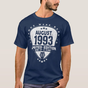 Camiseta Lendas Foram Nasceres Em Agosto De 1993Violão 2087