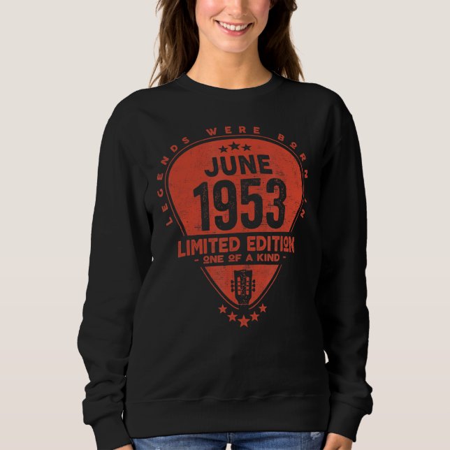 Camiseta Lendas Foram Nasceres Em Junho De 1953 (Frente)
