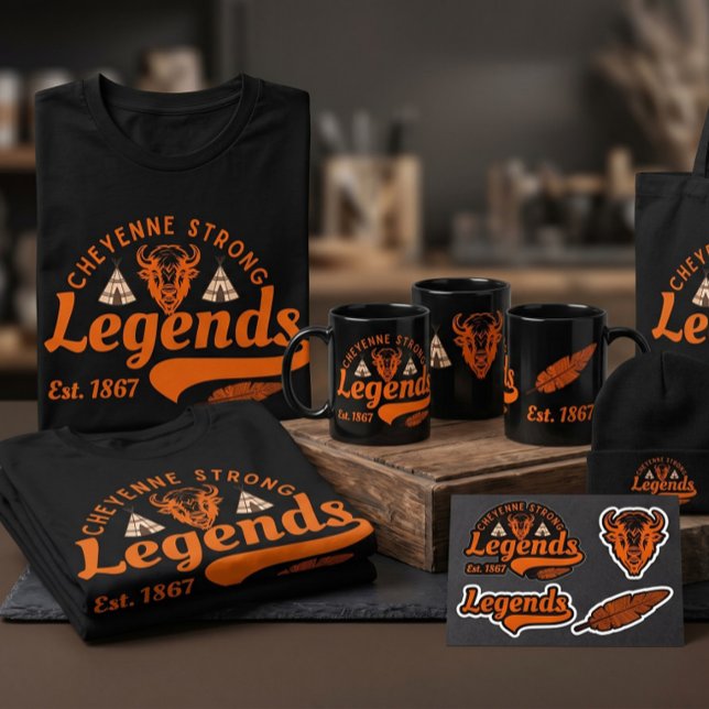 Camiseta Lendas fortes de Cheyenne em alta Design (Great design for Legends)