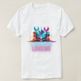 Camiseta Lendas Luminosas - Histórias brilham em luzes de n