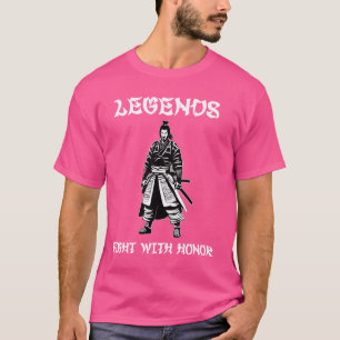 Camiseta Lendas lutando com honestidade, Samurai, Japão