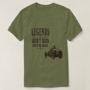 Camiseta Lendas Não Nasce, São Feitas – Corrida Vintage