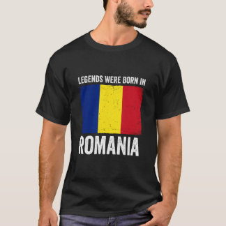 Camiseta Lendas nasceram na Romênia