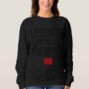 Camiseta Lendas Nasceram No Marrocos Orgulho Da Bandeira Ma