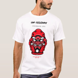 Camiseta Lendas Oni – Oni Carmesim   Arquivo BurnCorpo