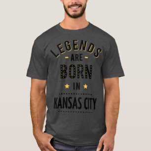Camiseta Lendas São Nasceres Em Kansas City
